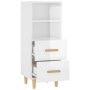 Sperrholz Anrichte glänzend weiß 34,5x34x90 cm von vidaXL, Sideboards - Ref: Foro24-812363, Preis: 64,60 €, Rabatt: %