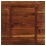 Tablero de mesa cuadrado madera maciza reciclada 80x80x3,8 cm | Foro24.es | Tu tienda online para hogar, jardín y más Foro24.es