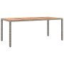 Set comedor jardín 7 pzas y cojines ratán sintético gris de , Conjuntos de jardín - Ref: Foro24-3276849, Precio: 805,71 €, De...
