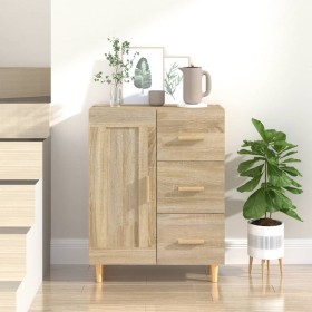 Sideboard aus Sonoma-Eichensperrholz, 69,5 x 34 x 90 cm von vidaXL, Sideboards - Ref: Foro24-812225, Preis: 105,40 €, Rabatt: %
