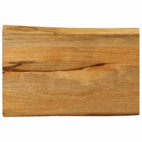 Tablero de mesa borde natural madera maciza mango