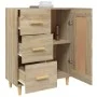 Aparador de madera contrachapada roble Sonoma 69,5x34x90 cm de vidaXL, Aparadores - Ref: Foro24-812225, Precio: 103,81 €, Des...