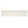 Toldo automático con persiana LED sensor de viento crema 6x3 m by , Awnings - Ref: Foro24-3069492, Price: 668,39 €, Discount: %