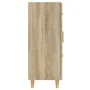 Aparador de madera contrachapada roble Sonoma 69,5x34x90 cm de vidaXL, Aparadores - Ref: Foro24-812225, Precio: 103,81 €, Des...