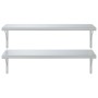 Estantes de pared 2 uds acero inoxidable plateado 100x40 cm by , Shelves and shelves - Ref: Foro24-3214502, Price: 87,39 €, D...
