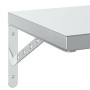 Estantes de pared 2 uds acero inoxidable plateado 50x30 cm by , Shelves and shelves - Ref: Foro24-3214509, Price: 59,24 €, Di...