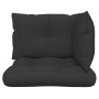 Cojines para palets 3 piezas tela negro by , Cushions for chairs and sofas - Ref: Foro24-360864, Price: 44,30 €, Discount: %