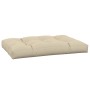 Cojín para sofá de palets de tela beige 120x80x12 cm de , Cojines para sillas y sofás - Ref: Foro24-360516, Precio: 41,88 €, ...