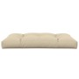 Cojín para sofá de palets de tela beige 120x80x12 cm de , Cojines para sillas y sofás - Ref: Foro24-360516, Precio: 41,88 €, ...