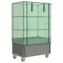 Arriate con cubierta invernadero aspecto ratán 80x50x182 cm by , Pots and planters - Ref: Foro24-4015864, Price: 121,18 €, Di...