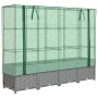Arriate con cubierta invernadero aspecto ratán 160x40x138 cm by , Pots and planters - Ref: Foro24-4015858, Price: 107,64 €, D...