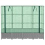 Arriate con cubierta invernadero aspecto ratán 160x40x138 cm by , Pots and planters - Ref: Foro24-4015858, Price: 107,64 €, D...
