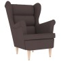 Sillón de tela marrón oscuro 74x84x100 cm | Foro24.es | Tu tienda online para hogar, jardín y más Foro24.es