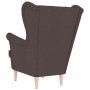 Sillón de tela marrón oscuro 74x84x100 cm | Foro24.es | Tu tienda online para hogar, jardín y más Foro24.es