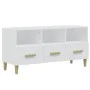 Weißer TV-Schrank aus Sperrholz, 102 x 36 x 50 cm von vidaXL, TV-Möbel - Ref: Foro24-812600, Preis: 71,18 €, Rabatt: %