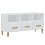 Weißer TV-Schrank aus Sperrholz, 102 x 36 x 50 cm von vidaXL, TV-Möbel - Ref: Foro24-812600, Preis: 72,15 €, Rabatt: %