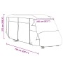 Fundas para autocaravanas tela no tejida gris 730x235x275 cm by , Car Storage Covers - Ref: Foro24-4015879, Price: 160,06 €, ...