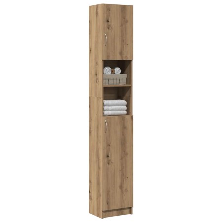 Armario de baño madera de ingeniería roble artisan de , Muebles de baño - Ref: Foro24-856049, Precio: 91,37 €, Descuento: %