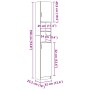 Armario de baño madera de ingeniería roble artisan de , Muebles de baño - Ref: Foro24-856049, Precio: 91,37 €, Descuento: %