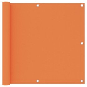 Toldo para balcón tela oxford naranja 90x300 cm