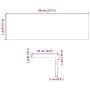 Peldaños de escalera 8 uds sin tratar 80x25x2 cm | Foro24.es | Tu tienda online para hogar, jardín y más Foro24.es