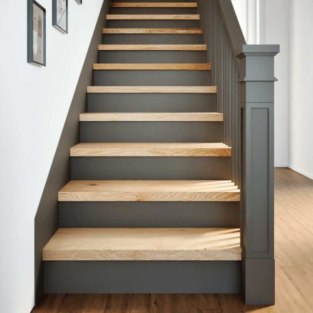 Peldaños escalera 8uds sin tratar 80x30x2cm madera maciza roble | Foro24.es | Tu tienda online para hogar, jardín y más Foro24.es