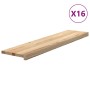 Peldaños de escalera 16 uds sin tratar 110x25x2 cm | Foro24.es | Tu tienda online para hogar, jardín y más Foro24.es
