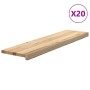 Peldaños escalera 20 uds sin tratar 100x25x2 cm by , Stair mats - Ref: Foro24-3282944, Price: 654,72 €, Discount: %