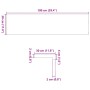 Peldaños escalera 20 uds sin tratar 100x30x2cm von , Treppenmatten - Ref: Foro24-3282950, Preis: 858,23 €, Rabatt: %