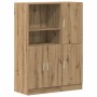 Set de muebles cocina 2 pzas madera ingeniería roble artesanal by , Shelves and shelves - Ref: Foro24-3324150, Price: 197,98 ...