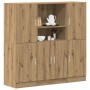 Set de muebles cocina 3 pzas madera ingeniería roble artesanal by , Shelves and shelves - Ref: Foro24-3324159, Price: 285,26 ...