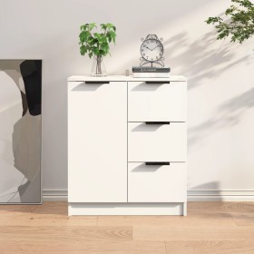 Sperrholz Anrichte weiß 60x30x70 cm von vidaXL, Sideboards - Ref: Foro24-811079, Preis: 86,88 €, Rabatt: %