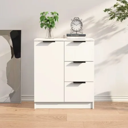 Sperrholz Anrichte weiß 60x30x70 cm von vidaXL, Sideboards - Ref: Foro24-811079, Preis: 90,64 €, Rabatt: %