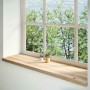 Alféizares de ventana 2 uds madera maciza roble sin tratar by , Marcos de ventanas - Ref: Foro24-4009123, Price: 143,13 €, Di...