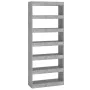 Concrete gray engineered wood shelf/divider 80x30x198 cm by vidaXL, Bookcases and shelves - Ref: Foro24-811731, Price: 94,77 ...