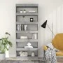 Concrete gray engineered wood shelf/divider 80x30x198 cm by vidaXL, Bookcases and shelves - Ref: Foro24-811731, Price: 94,77 ...