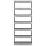 Concrete gray engineered wood shelf/divider 80x30x198 cm by vidaXL, Bookcases and shelves - Ref: Foro24-811731, Price: 94,77 ...