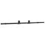 Kit de herrajes para puertas correderas acero negro 200 cm | Foro24.es | Tu tienda online para hogar, jardín y más Foro24.es