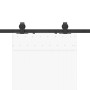 Kit de herrajes para puertas correderas acero negro 200 cm | Foro24.es | Tu tienda online para hogar, jardín y más Foro24.es