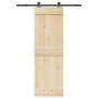 Kit de herrajes para puertas correderas acero negro 152,5 cm | Foro24.es | Tu tienda online para hogar, jardín y más Foro24.es