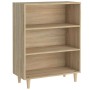 Sonoma oak plywood sideboard 69.5x32.5x90 cm by vidaXL, Sideboards - Ref: Foro24-812243, Price: 59,75 €, Discount: %