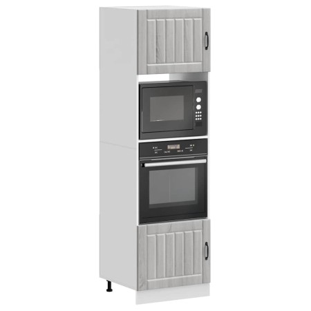 Armarios para horno 2 uds Kalmar gris sonoma madera ingeniería de , Armarios de cocina - Ref: Foro24-3315047, Precio: 217,21 ...