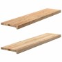 Peldaños escalera 2 uds sin tratar 110x25x2 cm | Foro24.es | Tu tienda online para hogar, jardín y más Foro24.es