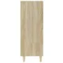 Sideboard aus Sonoma-Eichensperrholz, 69,5 x 32,5 x 90 cm von vidaXL, Sideboards - Ref: Foro24-812243, Preis: 58,90 €, Rabatt: %