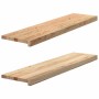 Peldaños escalera 2 uds sin tratar 100x30x2cm | Foro24.es | Tu tienda online para hogar, jardín y más Foro24.es