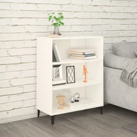 Glossy white plywood sideboard 69.5x32.5x90 cm by vidaXL, Sideboards - Ref: Foro24-812255, Price: 64,86 €, Discount: %