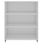 Hochglanzweißes Sperrholz-Sideboard 69,5 x 32,5 x 90 cm von vidaXL, Sideboards - Ref: Foro24-812255, Preis: 65,81 €, Rabatt: %