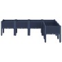 Jardinera con patas PP azul gris 160x120x42 cm | Foro24.es | Tu tienda online para hogar, jardín y más Foro24.es