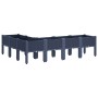 Jardinera con patas PP azul gris 160x120x42 cm | Foro24.es | Tu tienda online para hogar, jardín y más Foro24.es