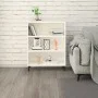 Aparador madera contrachapada blanco brillante 69,5x32,5x90 cm de vidaXL, Aparadores - Ref: Foro24-812255, Precio: 64,86 €, D...